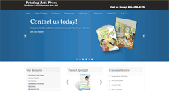 Desktop Screenshot of printingartspress.com